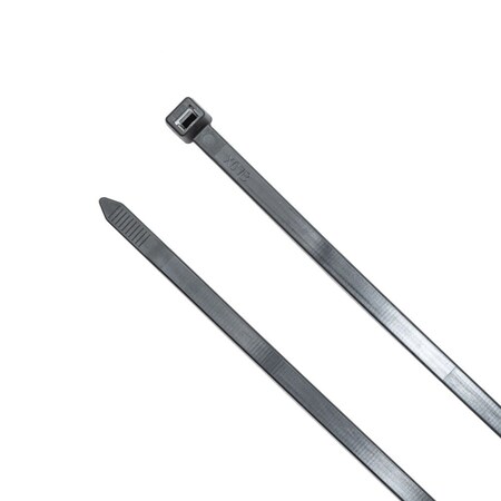 South Main Hardware Cable Tie, 14 in L, 4.1 in Max Bundle Dia., Black, Nylon, 120 lb Strength, 1000 PK 222266